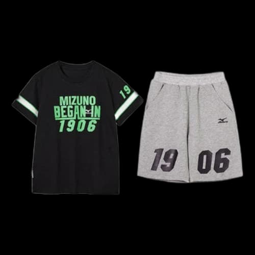 (GS) Mizuno Casual Sportwear T-shirt 'Black'