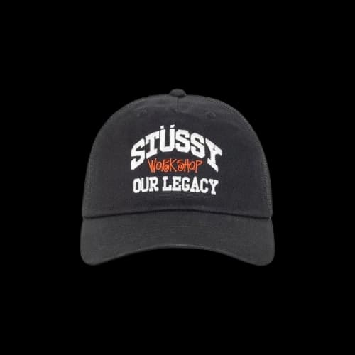 Stussy x Our Legacy Work Shop Low Profile Trucker Cap 'Black'