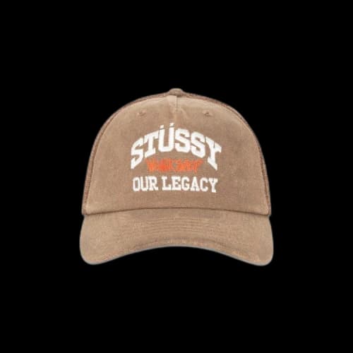 Stussy x Our Legacy Work Shop Low Profile Trucker Cap 'Brown'