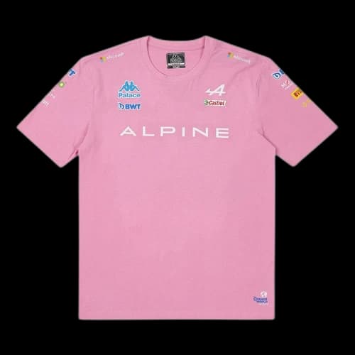 Palace x Kappa For Alpine T-Shirt 'Pink'