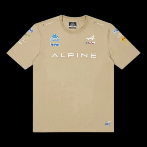Palace x Kappa For Alpine T-Shirt 'Tan'