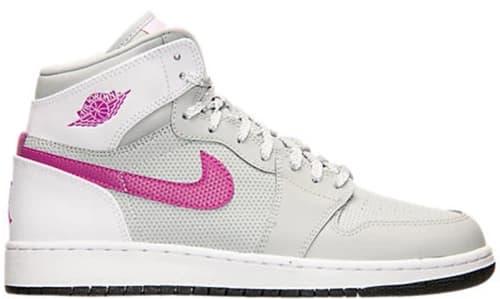 Jordan 1 Retro High Grey Mist Fuchsia Flash (GS)