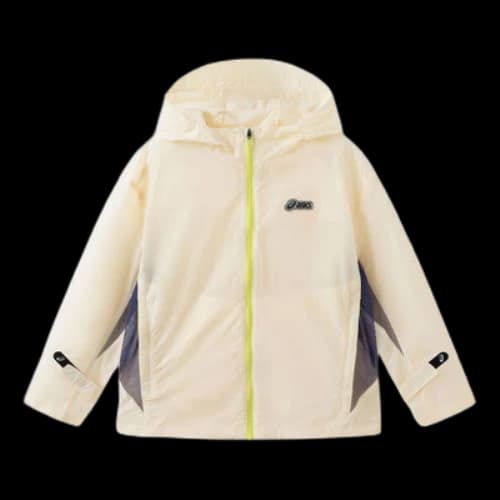 (GS) ASICS Warm Hooded Jacket 'Cream White'