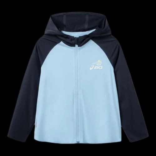 (GS) ASICS Sportswear Tennis Jacket 'Blue Black'