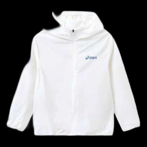 (GS) ASICS Logo Jacket 'White Blue'