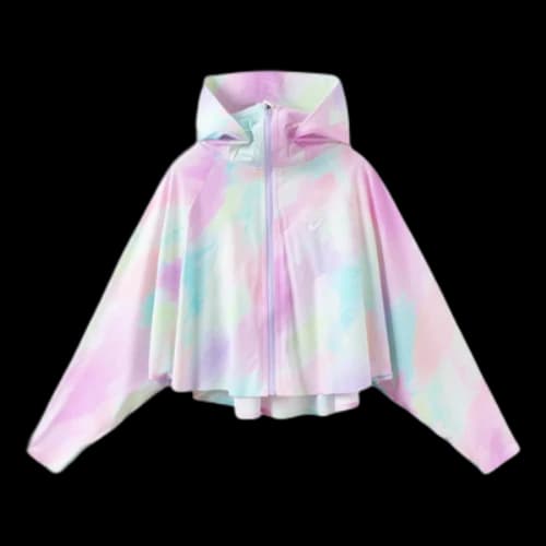(GS) ASICS Colorful Batwing Sleeves Jacket 'Multi-Color'