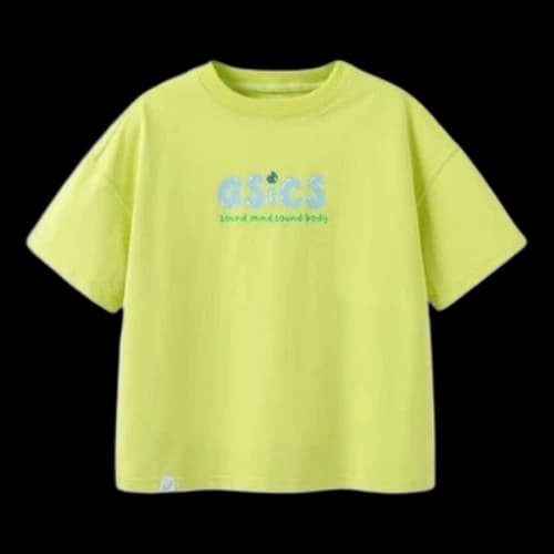 (GS) ASICS Logo T-Shirt 'Green'