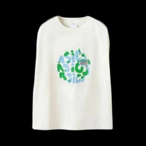 (GS) ASICS Earth Theme Logo T-Shirt 'White'