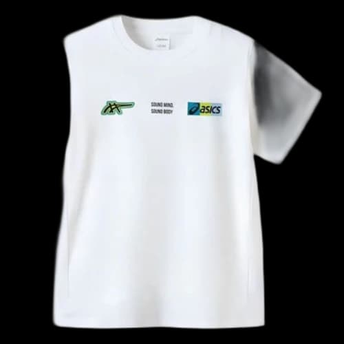 (GS) ASICS Multi-Logo T-Shirt 'White'