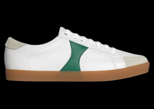 Celine Triomphe Lace-Up Sneaker White Geeen (Women's)