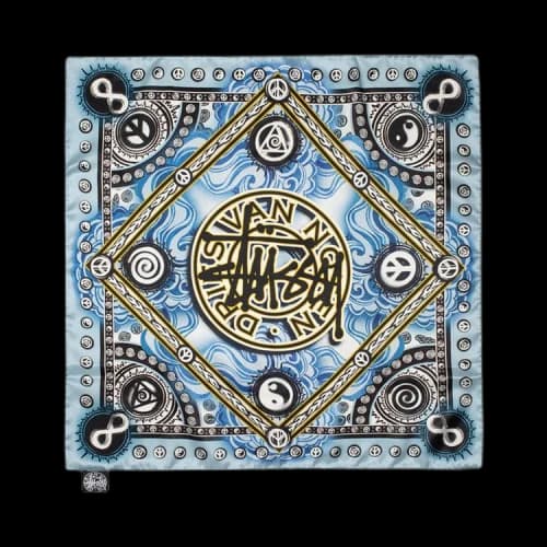 Stussy x Dries Van Noten Bandana 'Blue'