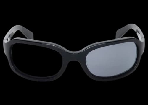 Stussy Rome Sunglasses Black/Black Lens