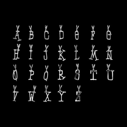 Stussy Alphabet Pendant 'Sliver Q'