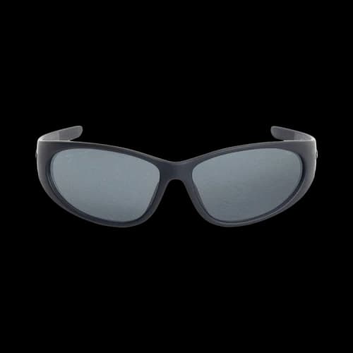 Stussy Adrian Sunglasses 'Matte Rubber/Black/Black Lens'