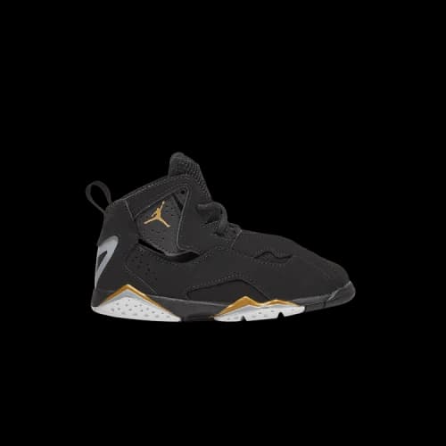 (TD) Air Jordan True Flight 'Black Metallic Gold'