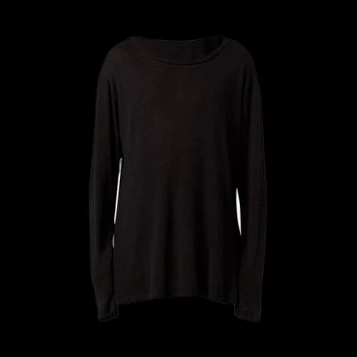 424 Semi Transparent Long-Sleeve Shirt 'Black'