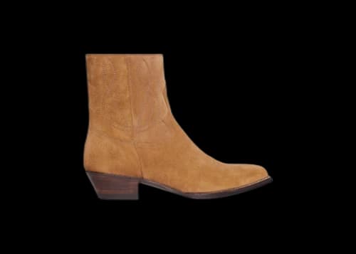 Celine Zipped Western Boot Havana