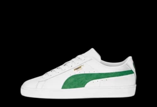 Puma Basket Classic White Green
