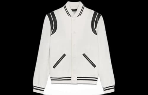 Saint Laurent Teddy Jacket Neutral