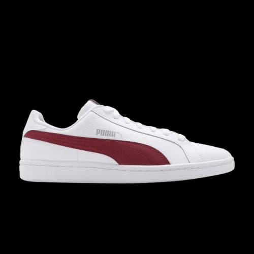 PUMA Smash Leather 'White Tibetan Red'