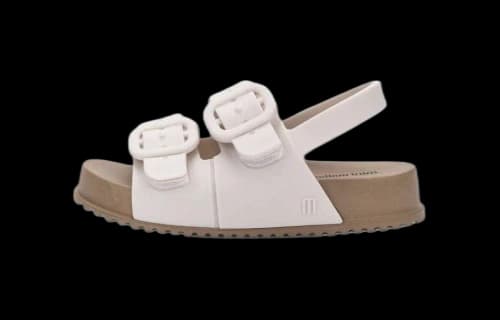 Melissa Mini Melissa Cozy Sandal Brown White (Baby)