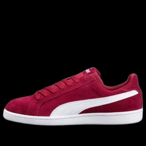 PUMA Smash Suede Retro Low Top skate shoes Red