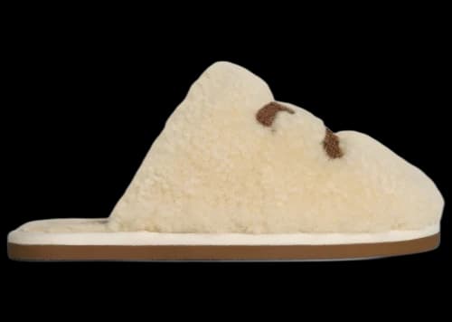 Celine Georgia Slide Beige Shearling (Women's)