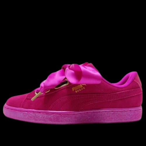 PUMA Suede Heart Satin Pink