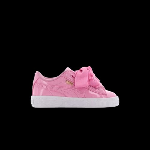 Puma Basket Heart Patent Infant 'Prism Pink'