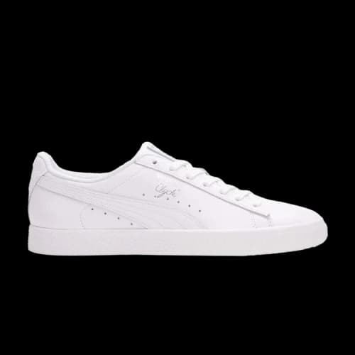 Puma Clyde Core Leather Foil Jr 'White'