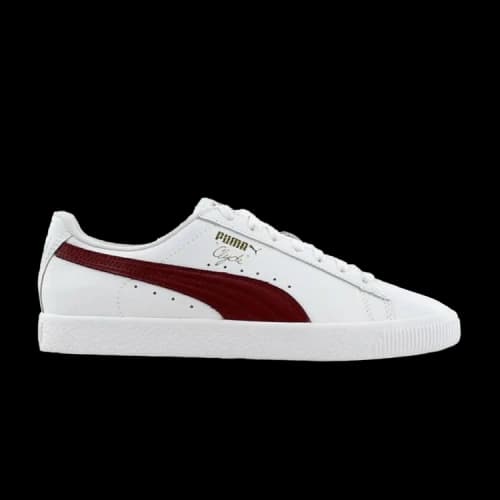 Puma Clyde Core Leather Foil 'White Cabernet'