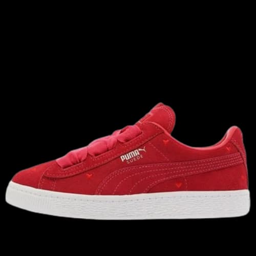 (PS) PUMA Suede Heart Ps Sneakers Red