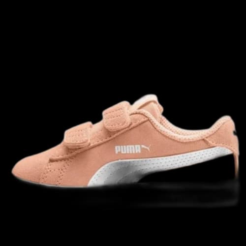 (TD) PUMA Smash V2 Leisure Board Shoes Pink/Red