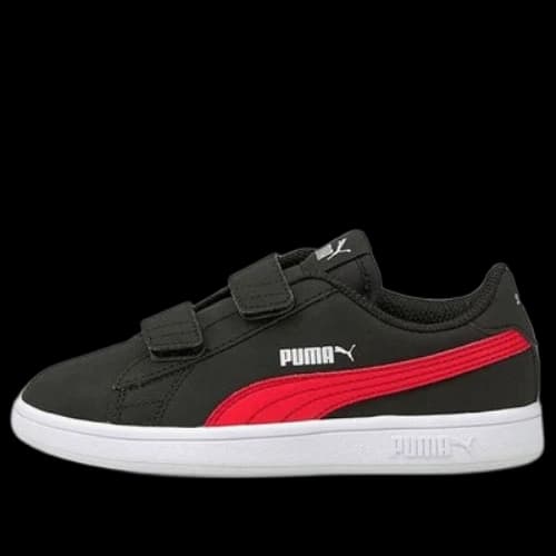 (PS) PUMA Smash V2 Buck V Ps Leisure Shoes Black/Red