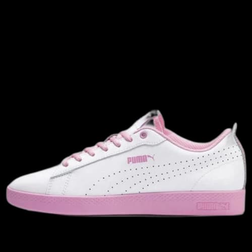 PUMA Smash V2 Perf White/Pink (Women's)