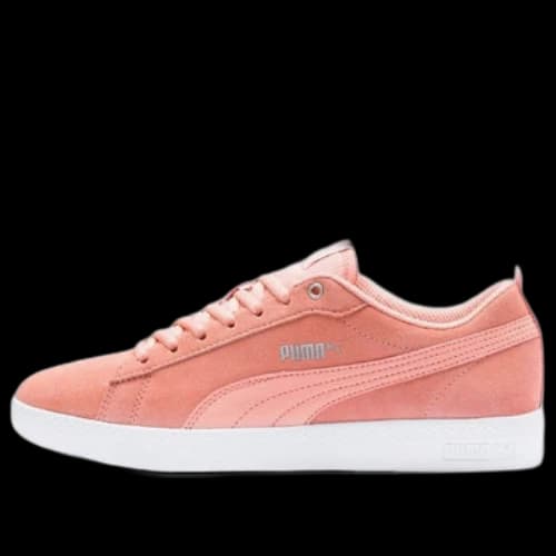 PUMA Smash v2 SD Low Sneakers White/Orange (Women's)