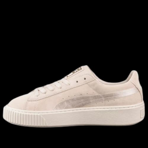 PUMA Suede Platform Satin 'Beige' (Women's)