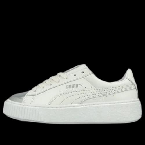 PUMA Basket Skate shoes 'White Silver' (Women's)