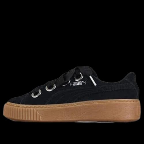 PUMA Platform Kiss Suede 'Black' (Women's)