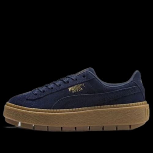 PUMA Suede Platform Trace Velor 'Navy'