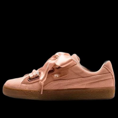 PUMA Basket Heart Corduroy 'Pink Brown' (Women's)