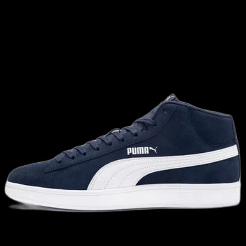 PUMA Smash v2 Mid Mid Tops Casual Skateboarding Shoes Unisex Blue White