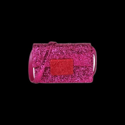 Saint Laurent Lulu Bunny Glitter Crossbody Bag 'Pink'