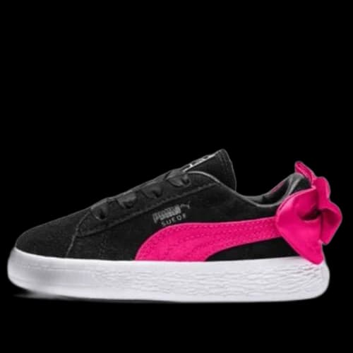 PUMA Basket Suede Bow 'Black Pink'