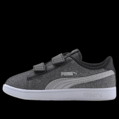 (PS) PUMA Smash V2 Glitz Glam Sport Shoes Black/Silver
