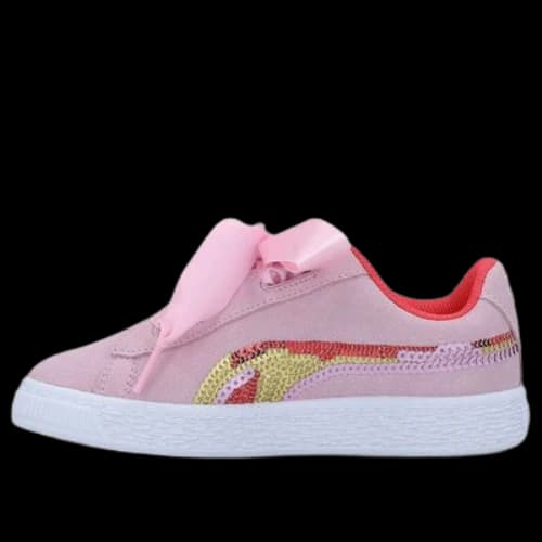 (PS) PUMA Suede Heart Trailblazer Sqn Casual Sneakers Pink