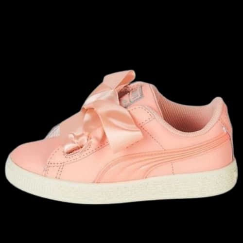 (PS) PUMA Ps Basket Heart Jelly. Fashion Sneakers Pink
