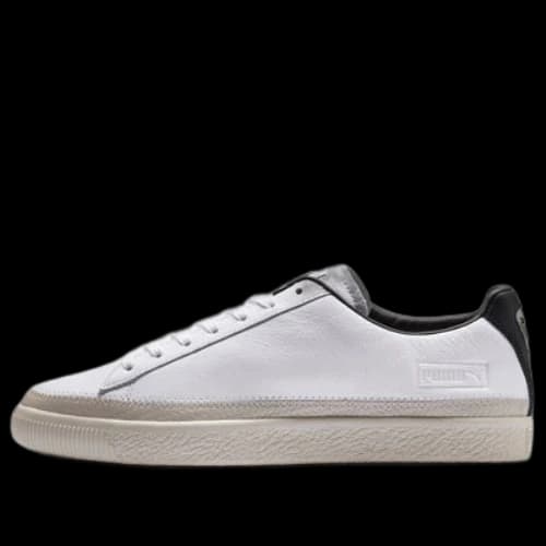 PUMA Basket Trim Black/White Casual Board Shoes