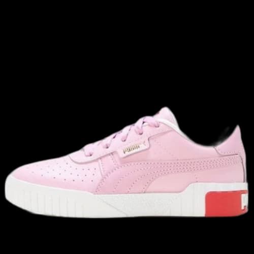 (GS) PUMA Cali Lace Up 'Pink White'