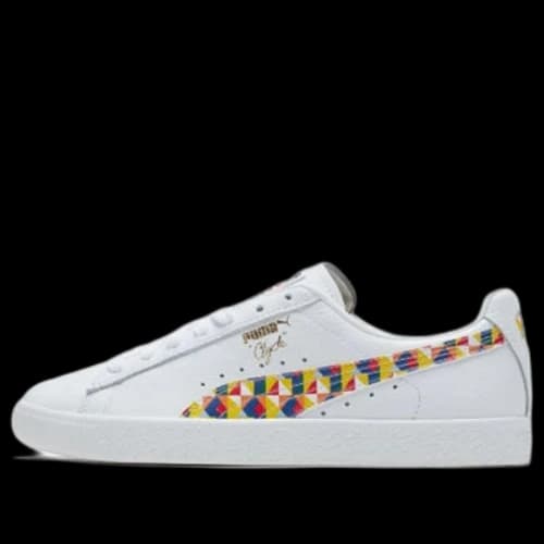 PUMA Clyde Graffiti Retro Casual Skateboarding Shoes Unisex